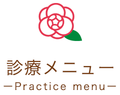 診療メニュー Practice menu